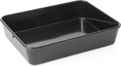 HENDI Vleesbak – Zwart Melamine – Vaatwasmachinebestendig – 280x210x60 mm