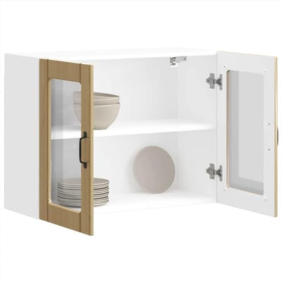 Keukenkast met deur - Opbergkast Keuken - Keuken organiseren - Wandmontage mogelijk - 80 x 31 x 60 cm