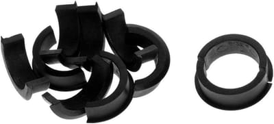 Fiets Stuur Adapters - Stuur Verloopjes - Accessoires Bevestigen - Verkleint Diameter - 5 Paren - Zwart