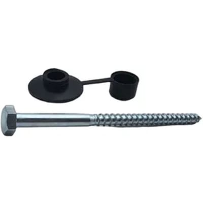 Sencys Houtdraadbout Gegalvaniseerd Met Afdekkap Zwart M7x110mm Per 10