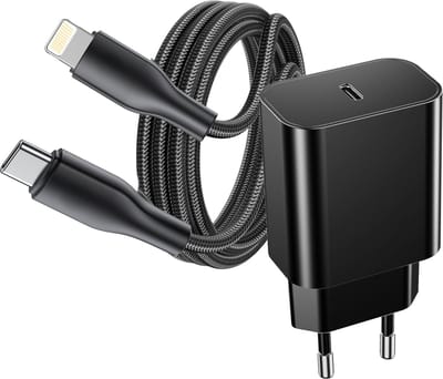 Snellader Set geschikt voor iPad en iPhone - Oplader - 2 Meter