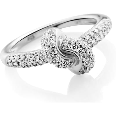 Orphelia 'Palma' Damesring van 925 Sterling Zilver - Zilver ZR-7569
