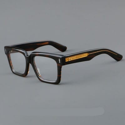 Topkwaliteit Heren Retro Vierkant Brilmontuur Designer Acetaat Optische Brillen Leesbril Presbyopie Brillen Presbyopia1.25
