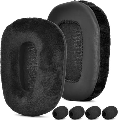 Vervangende Velours Oorkussens voor BlueParrott B450-XT Headset - Comfortabele Oorkussens, Geluidsisolatie en Duurzaam Design