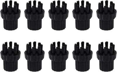 Nylon Borstels - Stoomreiniger Onderdelen - Grondig Reinigen - Hittebestendig Materiaal - 4 x 3 cm - Nylon