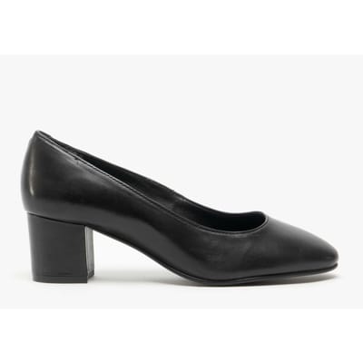 Hush Puppies Dames/Dames Anna Leren Hofschoen (Zwart)