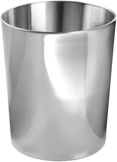 Prullenmand - Afvalbak Vuilnisbak - Afval Verzamelen - Compact Ontwerp - 203 cm diameter - Zilver
