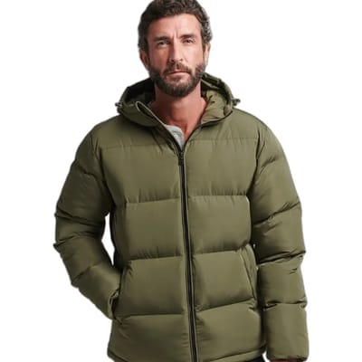 Superdry - Korte pufferjas - Heren - Gewatteerde jassen