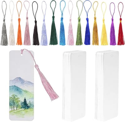 90 Stuks Blank Bookmarkers 14 x 4.8 cm - Boekhouder en Leestools voor DIY Projecten en Notitieboeken