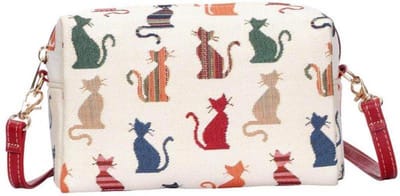 Signare Mini tasje Cheeky Cat - Katten - Kat - Schoudertas