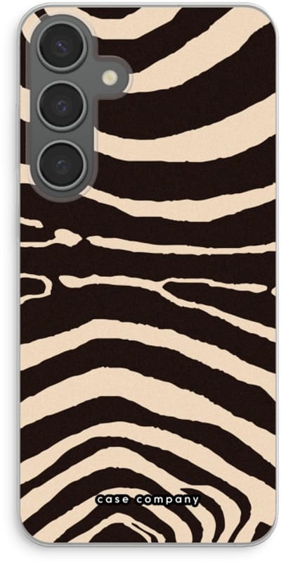 Case Company® - Hoesje geschikt voor Samsung Galaxy S24 Plus hoesje - Arizona Zebra - Soft Cover Telefoonhoesje - Bescherming aan alle Kanten en Schermrand