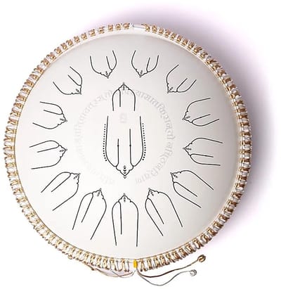 Hluru handpan/tonguedrum hybride 15 tonen D-mineur Kurd