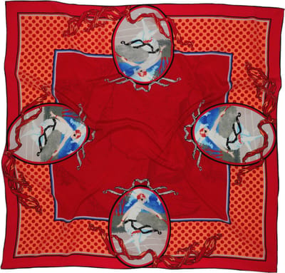We Love Ties - Sjaals - Sjaal Tennis Game Set and Match - rood