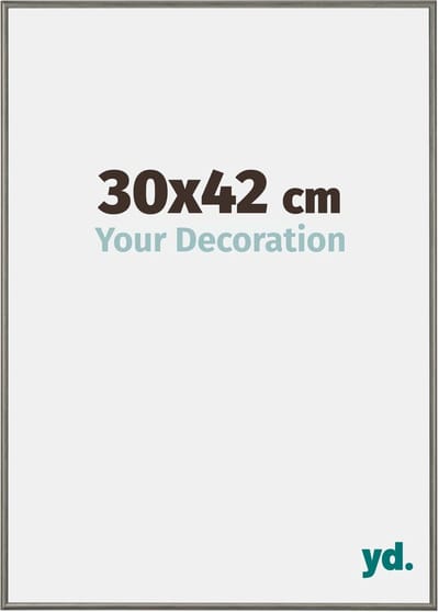 Your Decoration - Fotolijst 30x42 cm - Aluminium - Mercury Structuur - New York