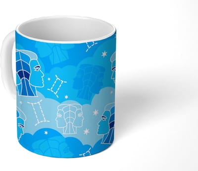 Mok - Koffiemok - Zodiac - Tweeling - Design - Mokken - 350 ML - Beker - Koffiemokken - Theemok