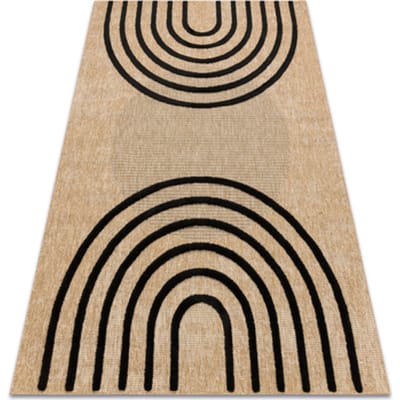 Kleden Rugsx SPARK 0688 beige / zwart tapijt - 160x220 cm