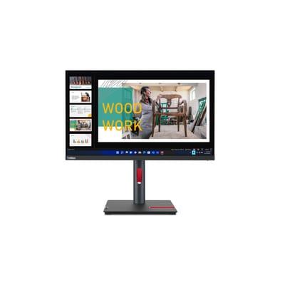Lenovo ThinkVision P24q-30 LED display 60,5 cm (23.8") 2560 x 1440 Pixels Quad HD Zwart
