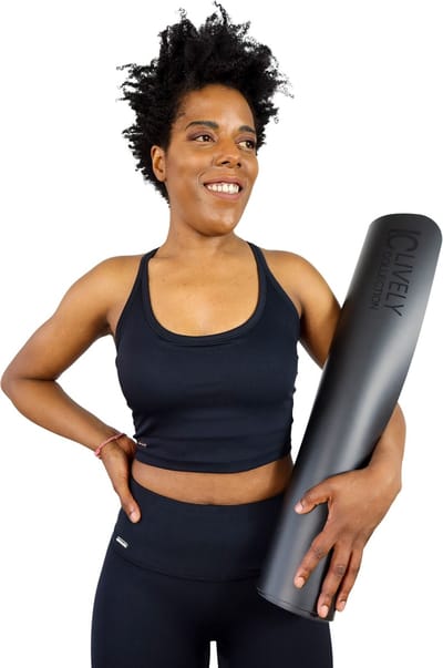 Yoga Set Dames – High Waist Sportlegging + BH Top – Naadloze Fitness Set – Dry Fit – Gym & Pilates Outfit - Zwart