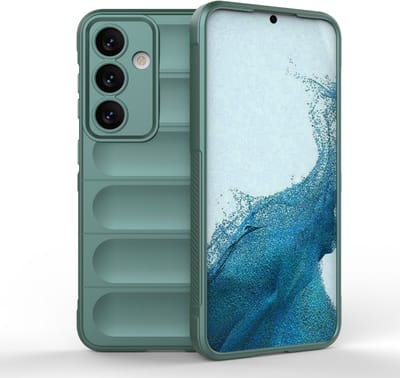 Solidenz AeroGrip geschikt voor Samsung Galaxy S24 hoesje - Groen