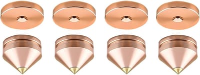 Luidspreker Spikes - Basismatten Kegels - Hifi Geluid - Resonantie Fusie - 1 Inch Diameter - Goud