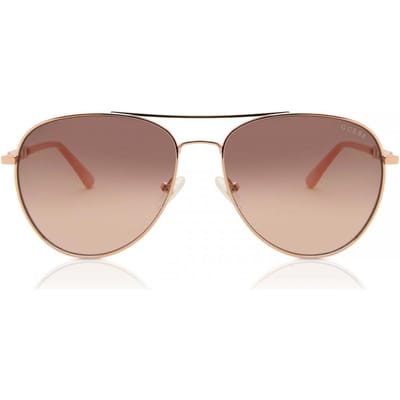 Guess GF6143 28F glanzende rosÃ©goudbruine zonnebril met kleurverloop