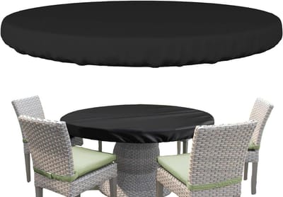 Tafelhoes Rond - Outdoor Beschermhoes - Tuinmeubels Beschermen - Waterdicht Oxford Materiaal - 78-153 cm - Veelkleurig