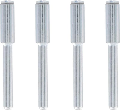Gereedschap Mandrel - Adapter Set - Accessoires Monteren - Snel Wisselsysteem - 4 Stuks - Zilverkleurig