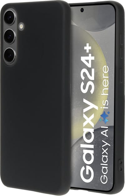Mobiparts hoesje geschikt voor de Samsung Galaxy S24 Plus - Siliconen - Zwart