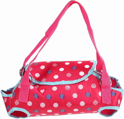 SnelShoppen - Dog Backpack Carrier Draagtas voor Kleine en Middelgrote Honden en Katten - Ademend, Verstelbaar, Roze - Ideaal voor Wandelen en Buitena