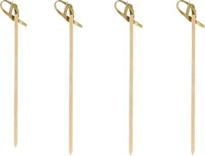 DEPA® Prikker - knoopprikker - Bamboe - 100mm - naturel - 250 stuks