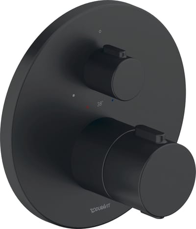 Duravit - Thermostatische inbouwkraan, mat zwart TH4200016046