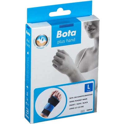Bota Handpolsband 200 Zwart L 1 Verband(en)