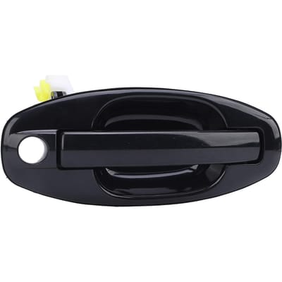 Poignée de porte extérieure Noire Prise en main confortable Résistante à l'abrasion Poignée de porte extérieure pour Santa Fe 2001 2006 Front right