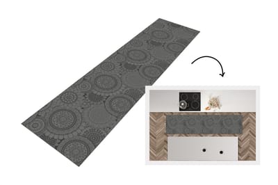Keukenloper - Loper keuken - Design - Bohemian - Zonnebloem - 200x50 cm - Keukenloper vinyl