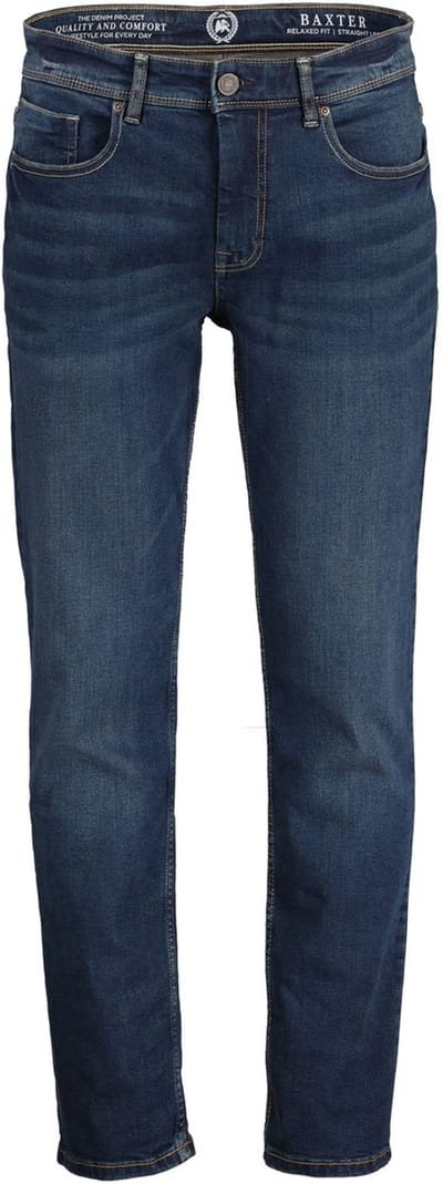 LERROS Baxter Relaxed Fit Jeans – Comfortabele stretch 5-pocket denim , Maat: W38_L34 , Kleur: CLASSIC NAVY , 99% katoen, 1% elastaan