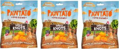 Honden Knaakjes - Honden Snacks - Hond Bezighouden - Gemaakt Van Zoete Aardappel - 3 x 150g