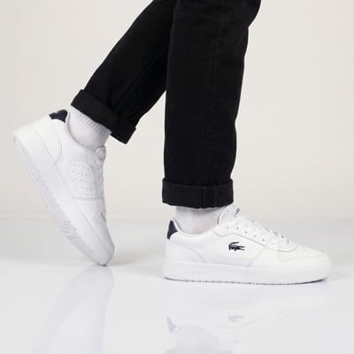 Lacoste Court Ace 224 - Heren Sneakers Schoenen Wit 750SMA0070147 , Maat: EU 43 UK 9