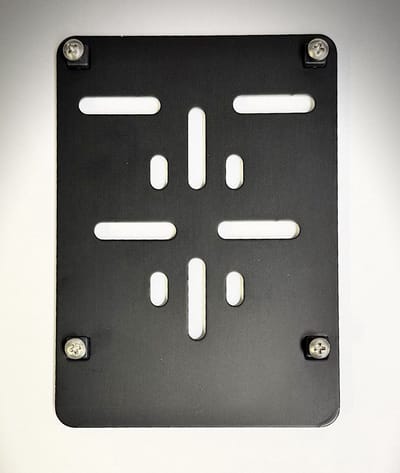 White Label Kentekenplaat-houder | Aluminium | Zwart | Kentekenplaat