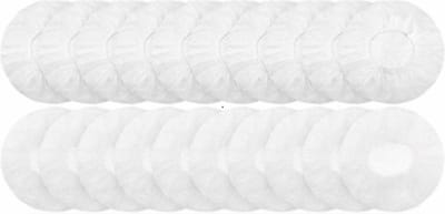 DKT Elastische wegwerp Hygienehoesjes/hoofdtelefoon cover hoes 7cm DKT-HH0007Z 100 stuks | Wit | universeel