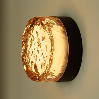 LOOM DESIGN LED wandlamp Otto Ice amber, 13 cm, CCT, IP65
