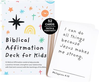 Christelijke Affirmatiekaarten voor Kinderen - 52 Bijbelse Bevestigingen en Kaartspel