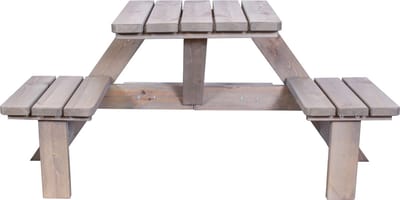 Picknicktafel Naturel - Grenen - 159x58x78,5 cm - Picknicktafel Berlin Wall - SenS-Line
