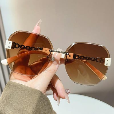 Lunettes de Soleil Changement de Couleur Femmes Designer Premium Décoration Vintage Lunettes Anti-reflet Pour Hommes et Femmes