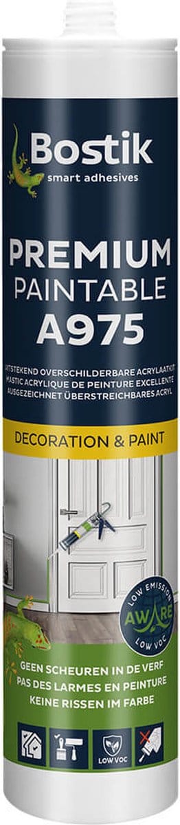 Bostik A975 Acrylkit wit overschilderbaar 310ml - 30614705