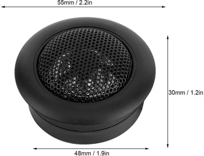 Dailygoody - Autoluidsprekers - Tweeter - Hoge geluidskwaliteit - Universeel - Geluidsversterking - 200 W - Geschikt voor auto - Compacte vorm