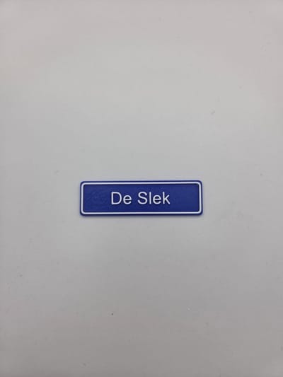 3D plaatsnaam speldje De Slek