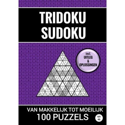 Tridoku Sudoku - 100 Puzzels Makkelijk Tot Moeilijk - Nr. 46 - Sudoku Puzzelboeken