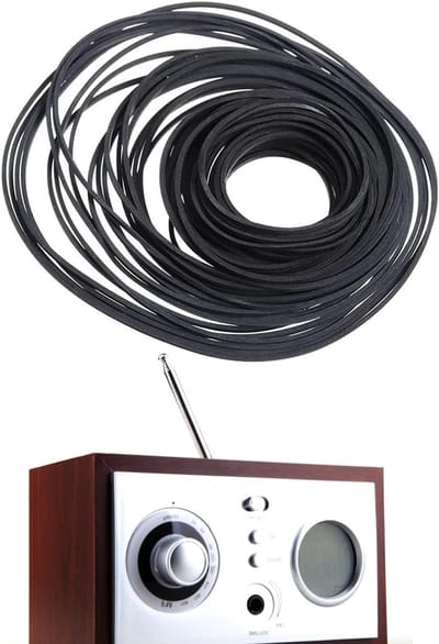 Mix van 50 Cassette Tape Machine Belts en Rubber Pulley Drive Belts voor DVD en CD Recorders - Diverse Maten van 45-185mm