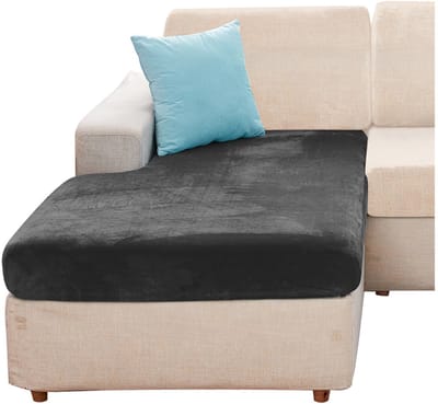 Meble odNowa - Benchhoezen - Zwart - Welours - Ademend en Elastaan
