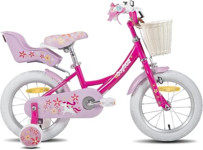 Kinderfiets Meisjes - Loopfiets - Buiten Spelen - Met Poppenzitje - 16 inch - Paars